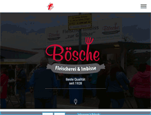 Tablet Screenshot of fleischerei-boesche.de